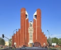 Modern sacral architecture - St. Thomas Apostle church in Warsaw, Poland